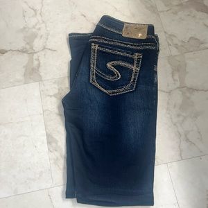 Women’s Silver Bootcut Jeans.
